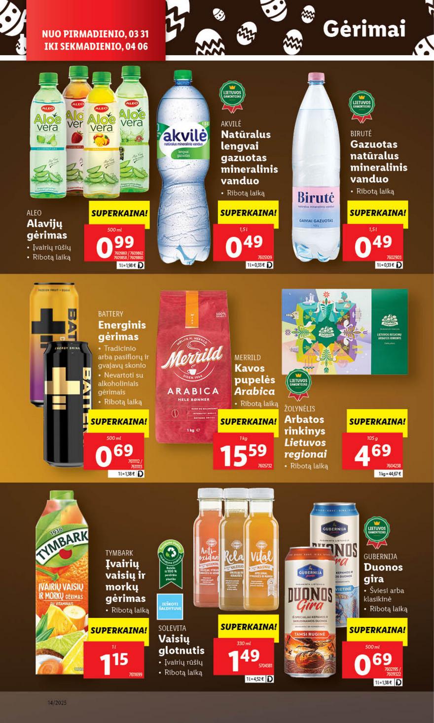 Lidl leidinys akcijos nuo 
  2025-03-31 iki 
  2025-04-06 | Leidinukas.lt puslapis 34