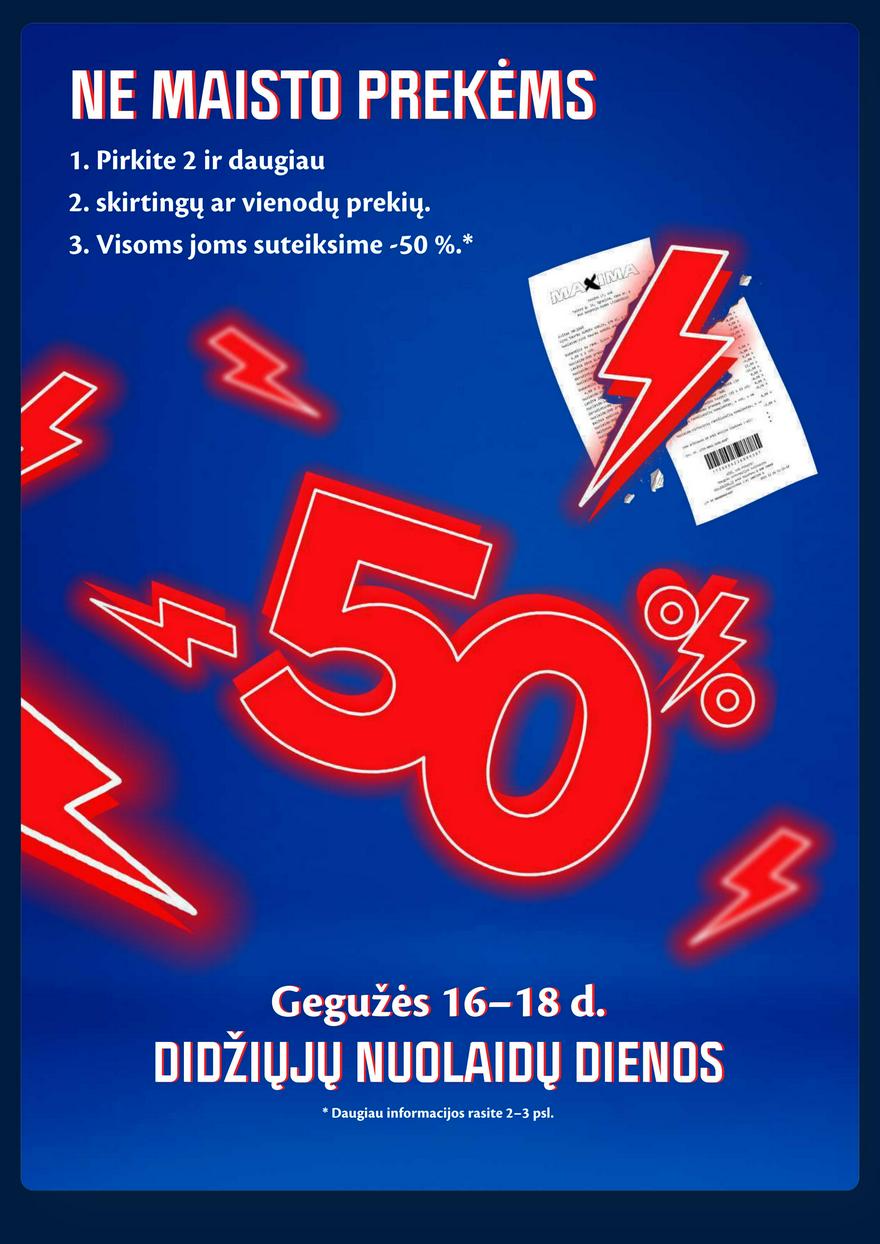 Maxima leidinys 20 akcijos nuo 
  2025-05-13 iki 
  2025-05-19 | Leidinukas.lt puslapis 48