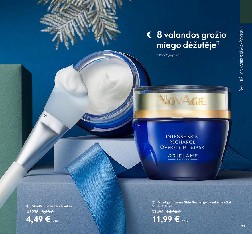 Oriflame katalogas akcijos nuo 
  2021-12-01 iki 
  2021-12-31 | Leidinukas.lt puslapis 23