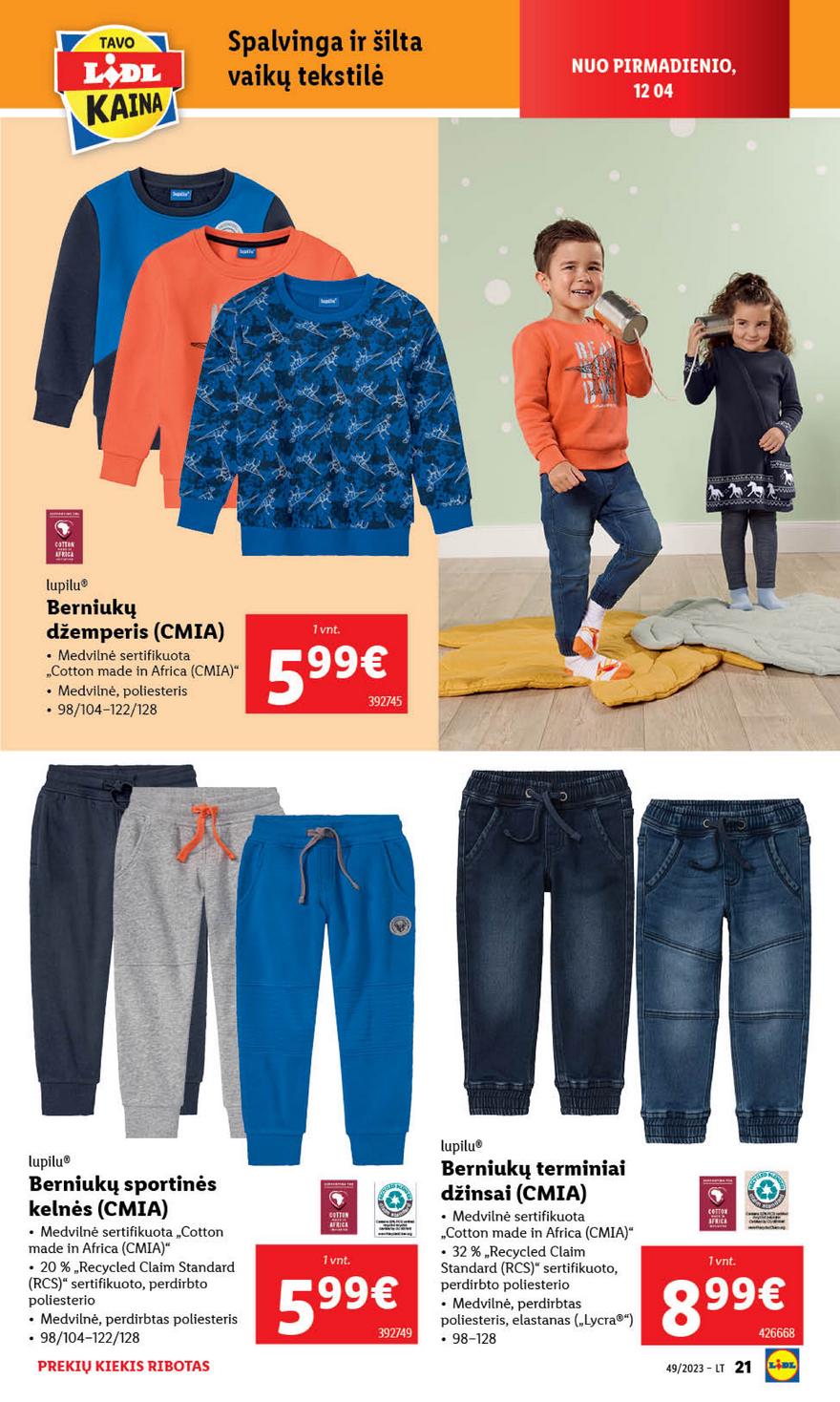 Lidl pasiūlymai akcijos nuo 
  2023-12-04 iki 
  2023-12-10 | Leidinukas.lt puslapis 23