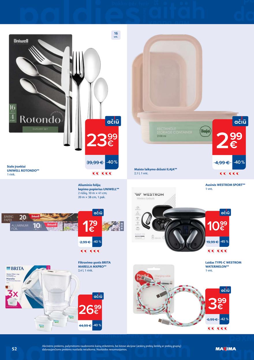 Maxima leidinys akcijos nuo 
  2026-06-09 iki 
  2026-06-15 | Leidinukas.lt puslapis 52