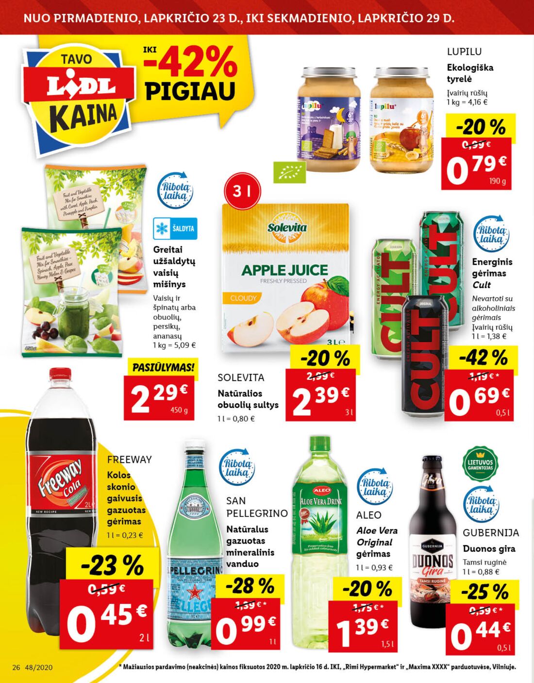 Lidl savaitinis leidinys akcijos nuo 
  2020-11-23 iki 
  2020-11-29 | Leidinukas.lt puslapis 26