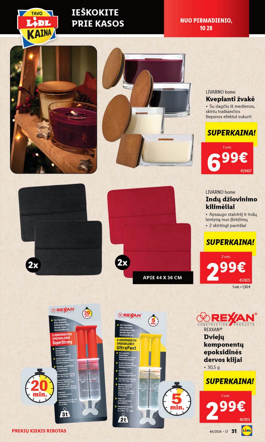 Lidl ne maisto leidinys akcijos nuo 
  2024-10-28 iki 
  2024-11-03 | Leidinukas.lt puslapis 31