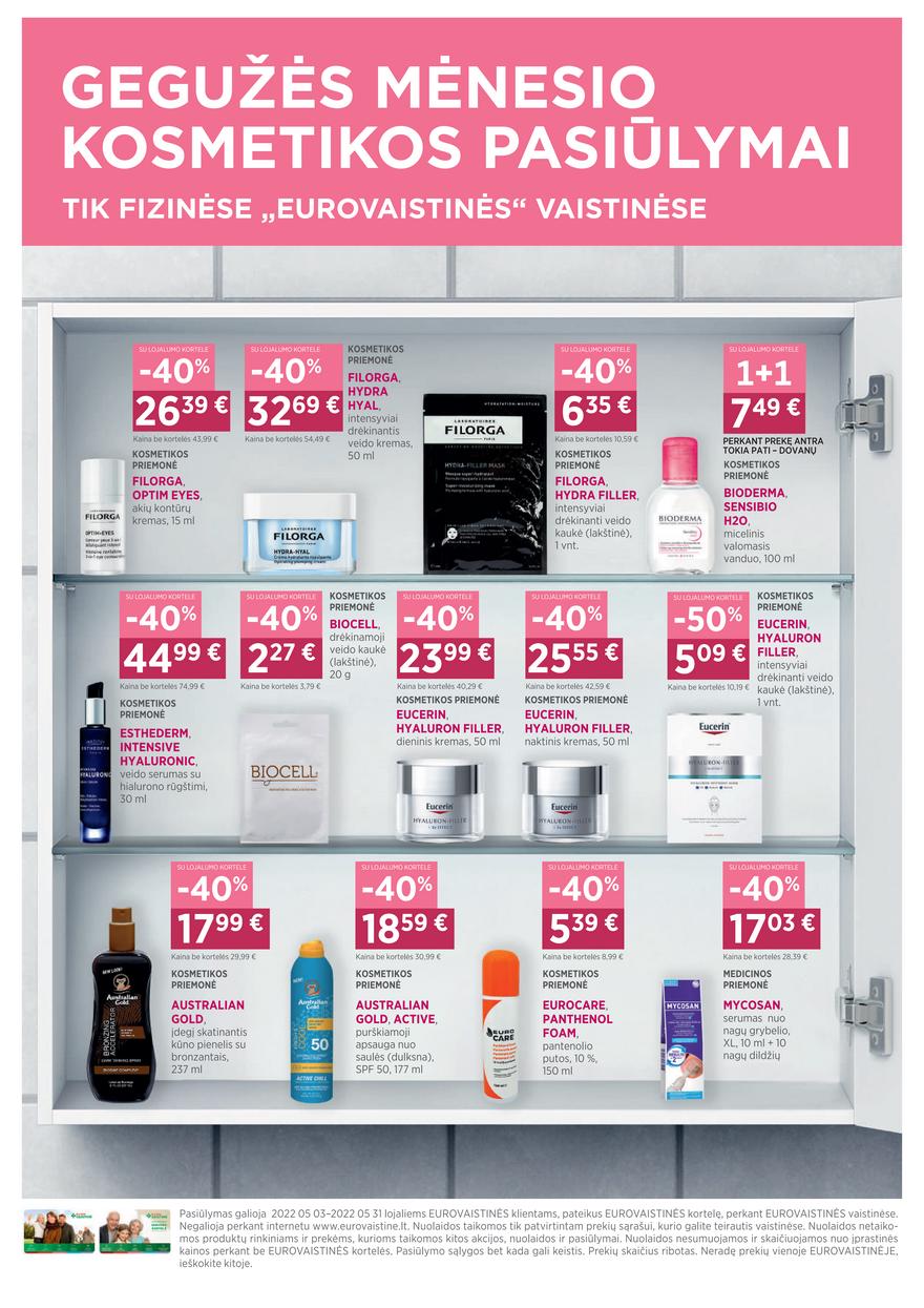 Euro vaistinė leidinys akcijos nuo 
  2022-05-03 iki 
  2022-05-31 | Leidinukas.lt puslapis 27