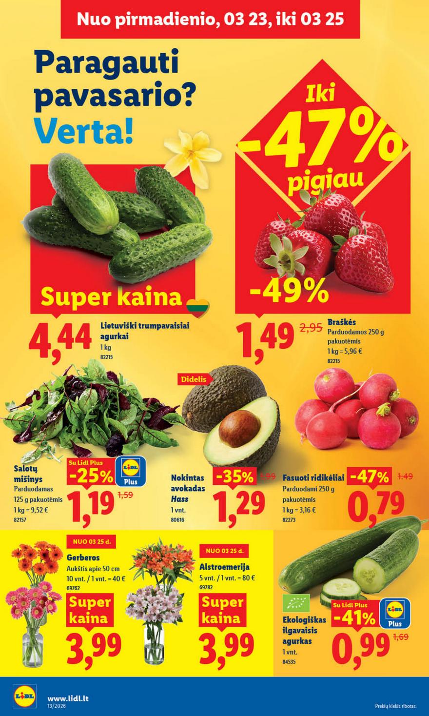 Lidl leidinys naujas akcijos nuo 
  2026-03-23 iki 
  2026-03-29 | Leidinukas.lt puslapis 4