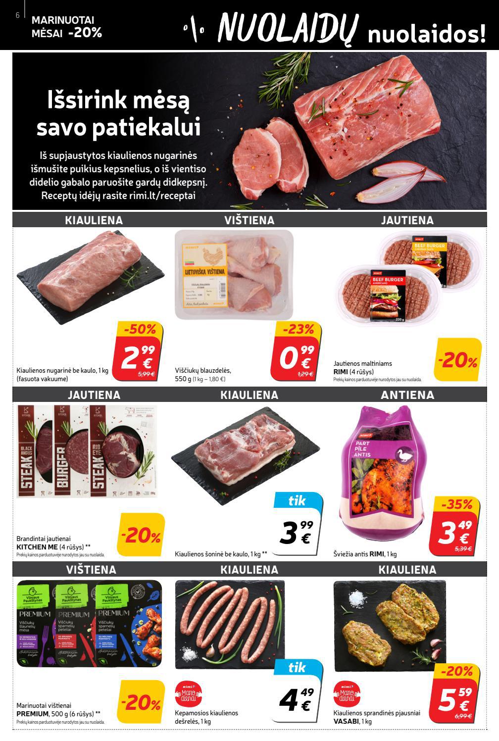 Rimi savaitinis leidinys akcijos nuo 
  2021-11-09 iki 
  2021-11-15 | Leidinukas.lt puslapis 6