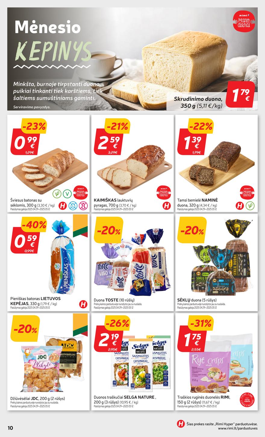 Rimi savaitinis leidinys 19 akcijos nuo 
  2025-05-06 iki 
  2025-05-12 | Leidinukas.lt puslapis 12