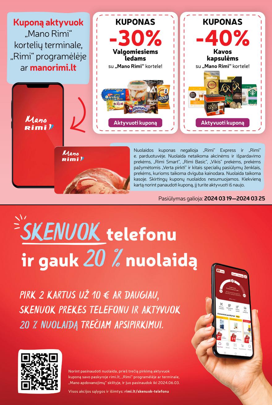 Rimi savaitinis leidinys akcijos nuo 
  2024-03-19 iki 
  2024-03-25 | Leidinukas.lt puslapis 31
