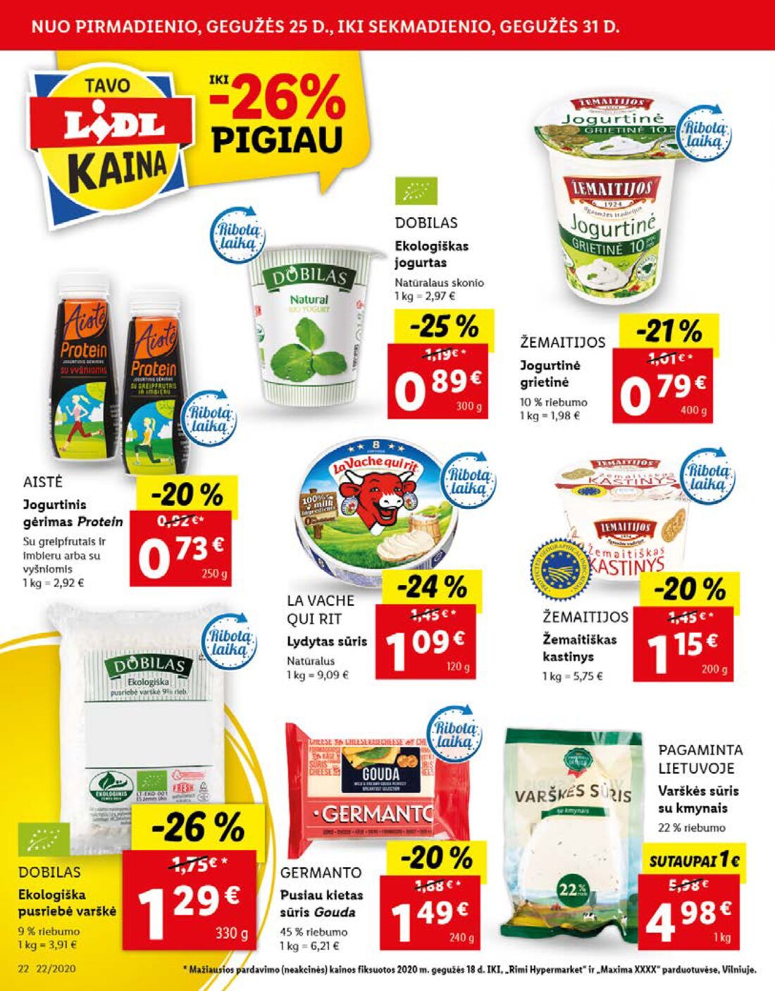 Lidl savaitinis leidinys akcijos nuo 
  2020-05-25 iki 
  2020-05-31 | Leidinukas.lt puslapis 22