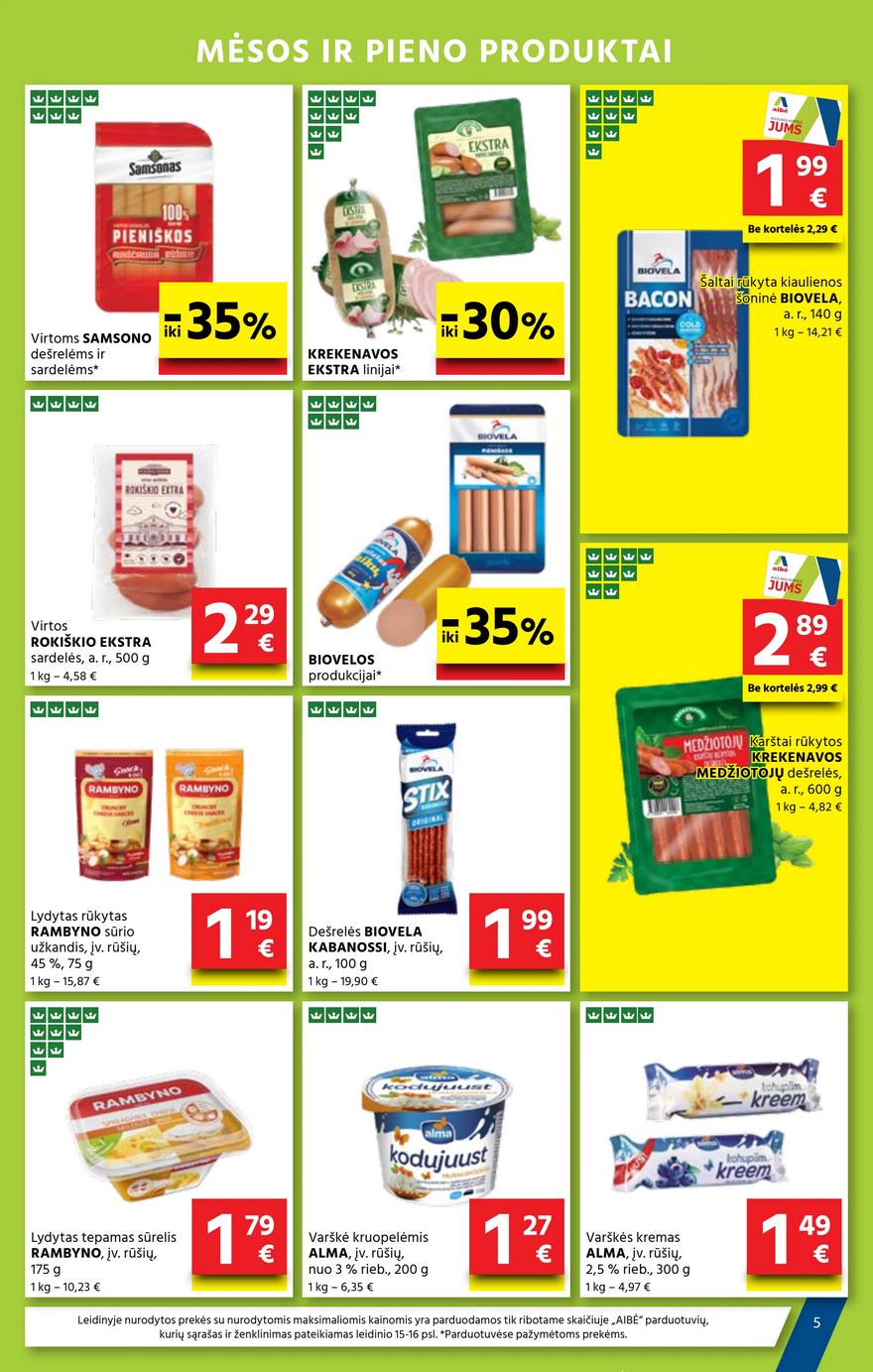 Aibė leidinys 6 akcijos nuo 
  2025-03-20 iki 
  2025-04-02 | Leidinukas.lt puslapis 5