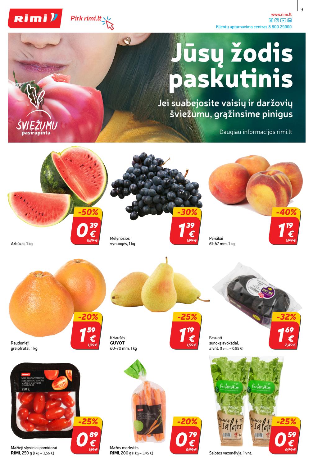 Rimi savaitinis leidinys akcijos nuo 
  2020-08-18 iki 
  2020-08-24 | Leidinukas.lt puslapis 9
