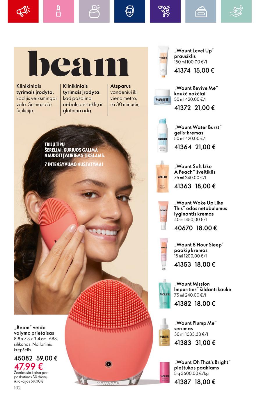 Oriflame katalogas akcijos nuo 
  2023-08-23 iki 
  2023-09-12 | Leidinukas.lt puslapis 102
