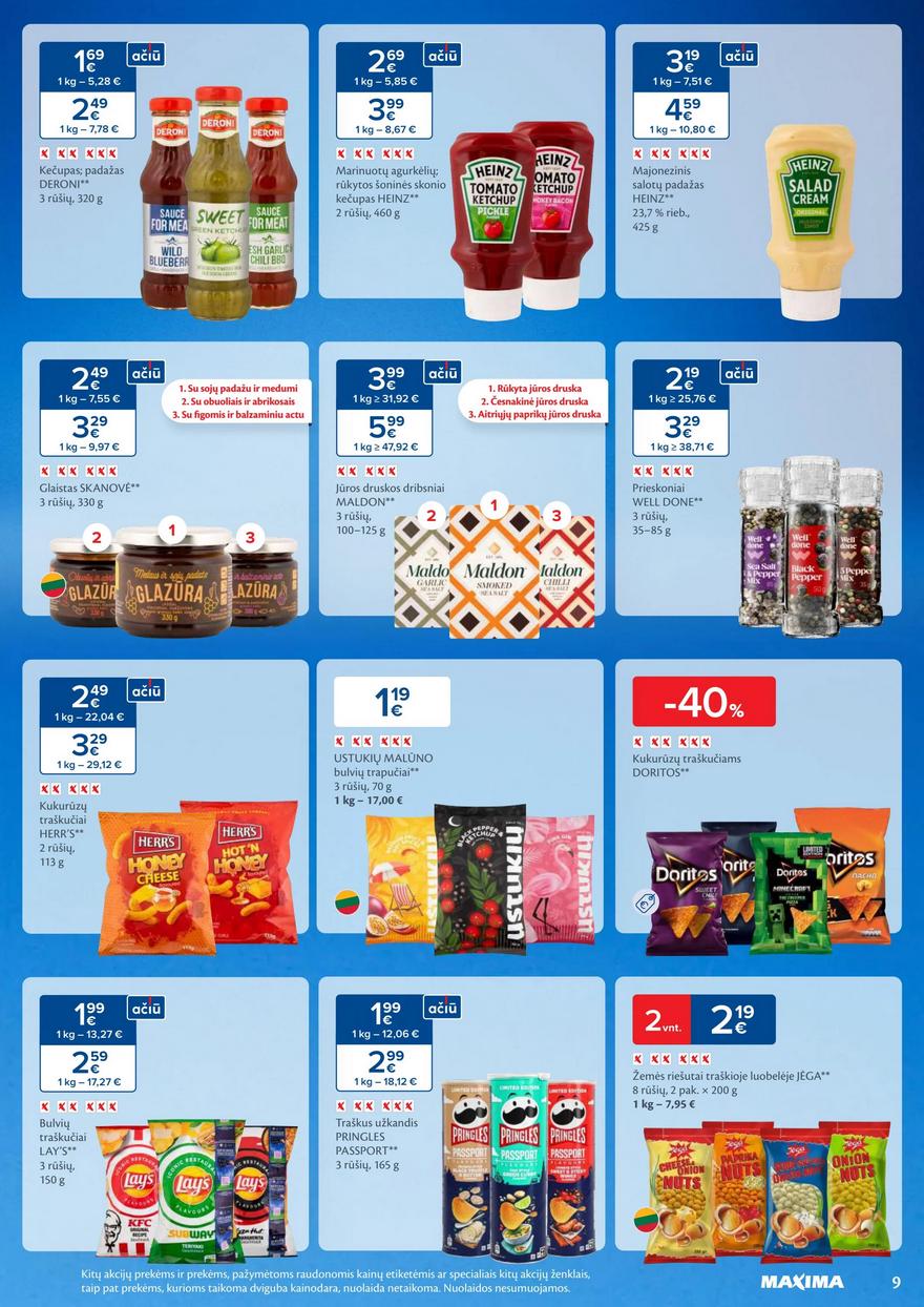 Maxima savaitinis leidinys 21 akcijos nuo 
  2025-05-20 iki 
  2025-05-26 | Leidinukas.lt puslapis 9