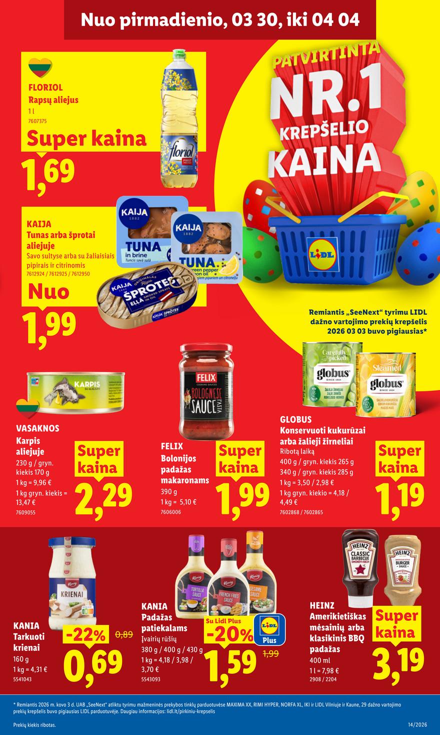 Lidl leidinys akcijos nuo 
  2026-03-30 iki 
  2026-04-04 | Leidinukas.lt puslapis 17
