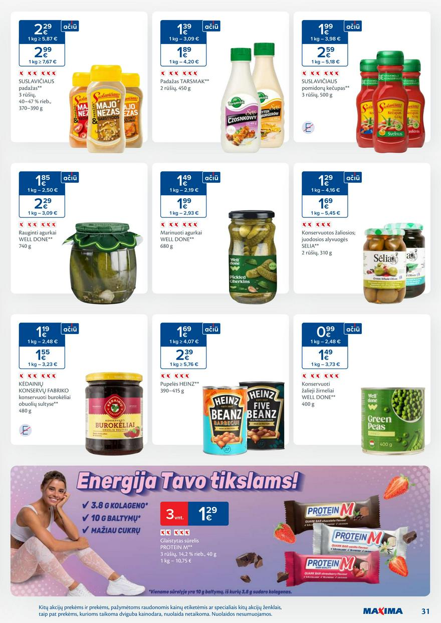 Maxima savaitinis leidinys 10 akcijos nuo 
  2025-03-04 iki 
  2025-03-10 | Leidinukas.lt puslapis 31