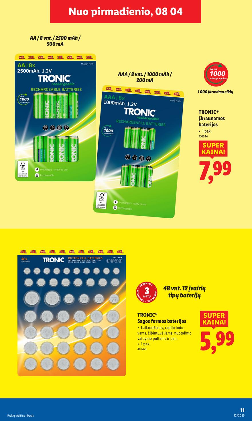 Lidl ne maisto leidinys akcijos nuo 
  2025-08-04 iki 
  2025-08-10 | Leidinukas.lt puslapis 11