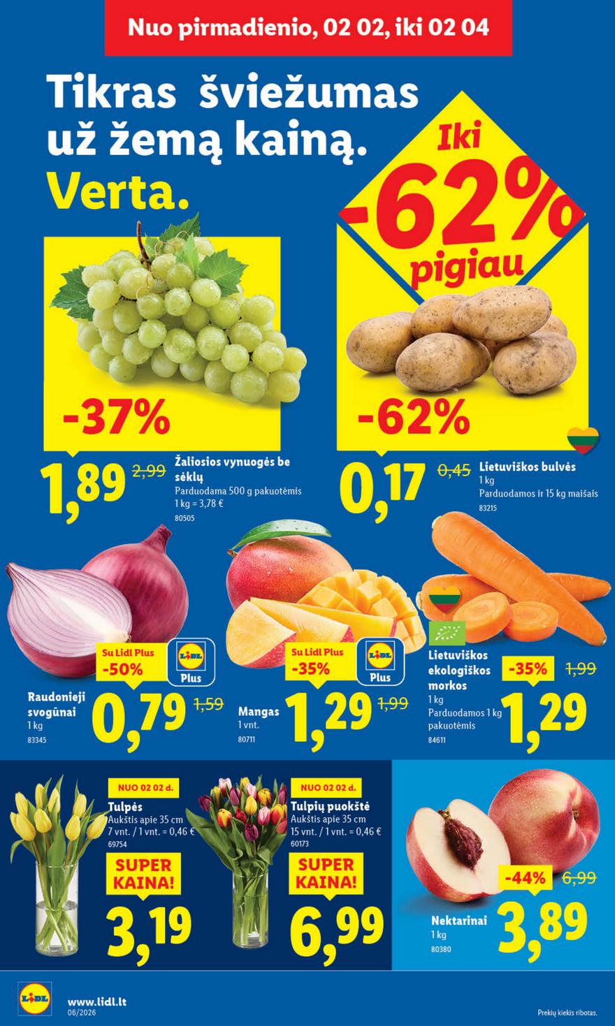 Lidl leidinys naujas akcijos nuo 
  2026-02-02 iki 
  2026-02-08 | Leidinukas.lt puslapis 4