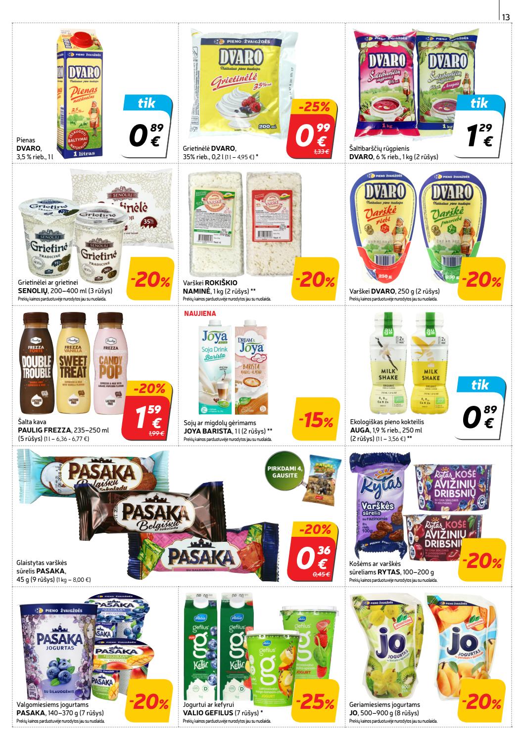 Rimi savaitinis leidinys akcijos nuo 
  2019-08-13 iki 
  2019-08-19 | Leidinukas.lt puslapis 13
