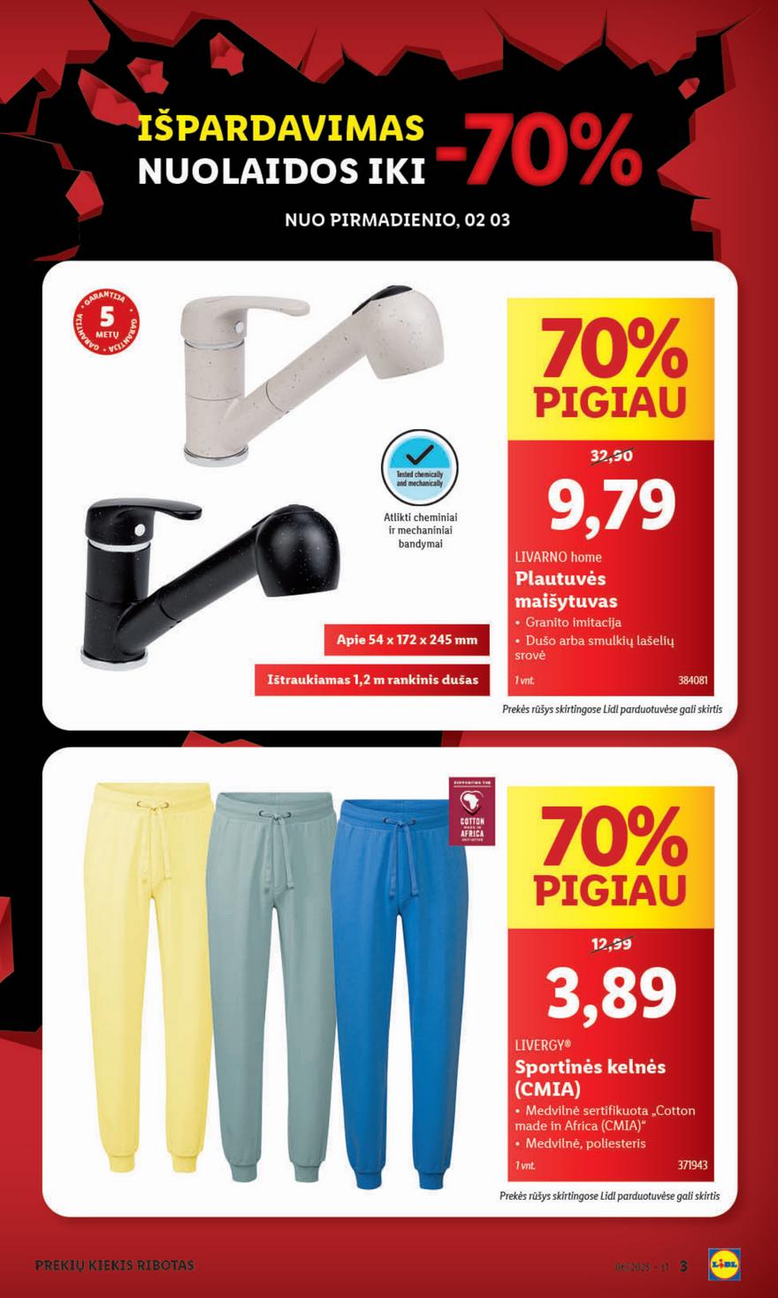 Lidl ne maisto leidinys akcijos nuo 
  2025-02-03 iki 
  2025-02-09 | Leidinukas.lt puslapis 3