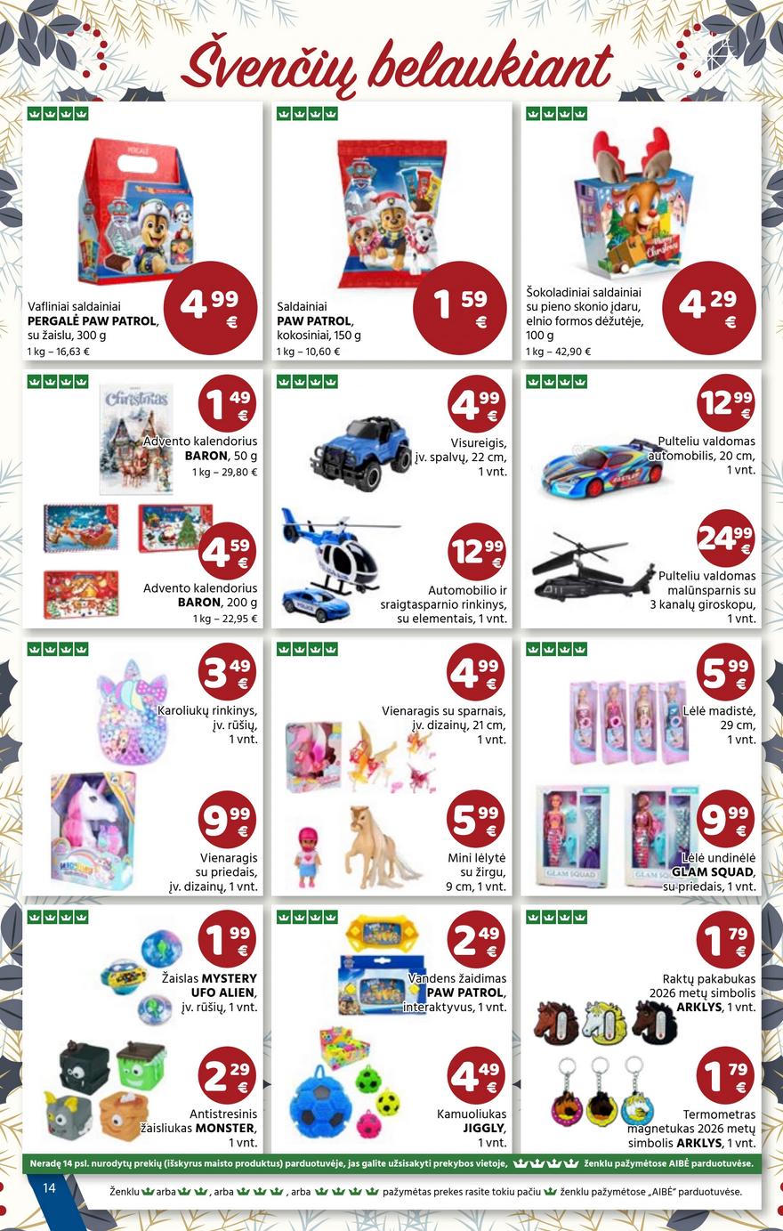Aibė leidinys akcijos nuo 
  2025-11-13 iki 
  2025-11-25 | Leidinukas.lt puslapis 14