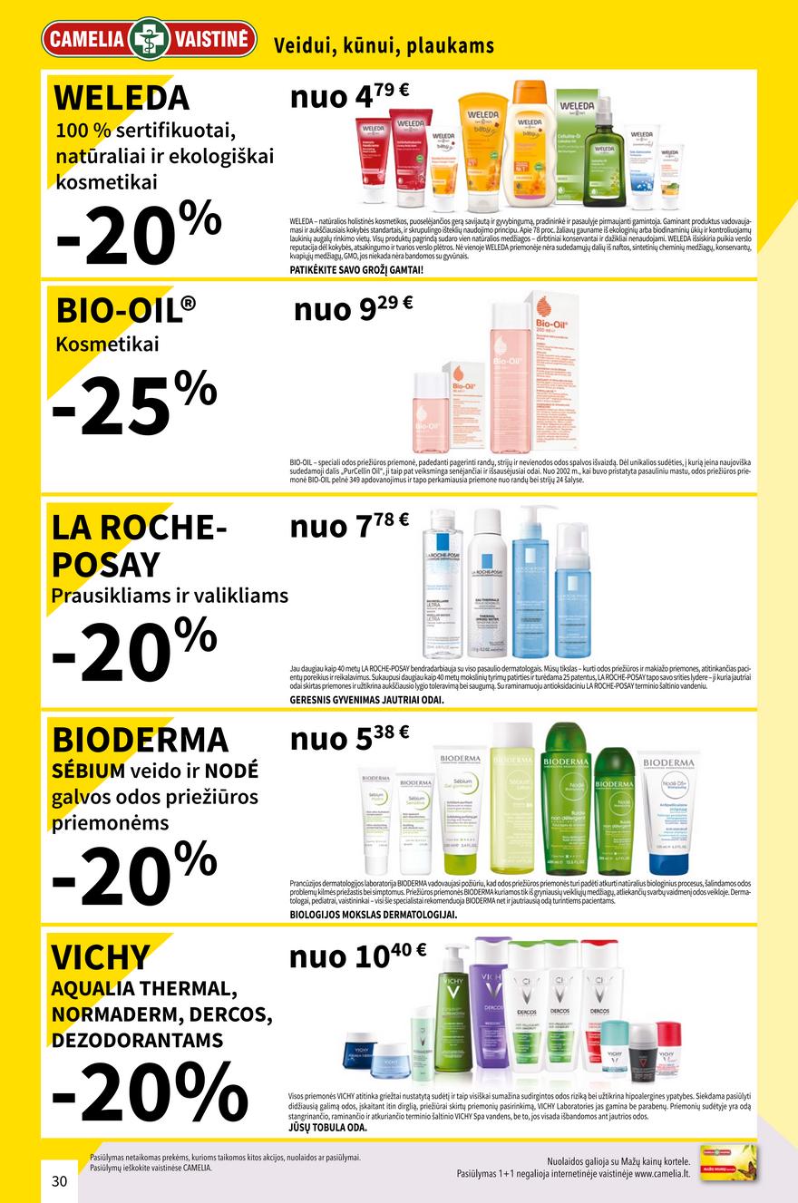 Camelia gegužės leidinys akcijos nuo 
  2021-05-01 iki 
  2021-05-31 | Leidinukas.lt puslapis 30