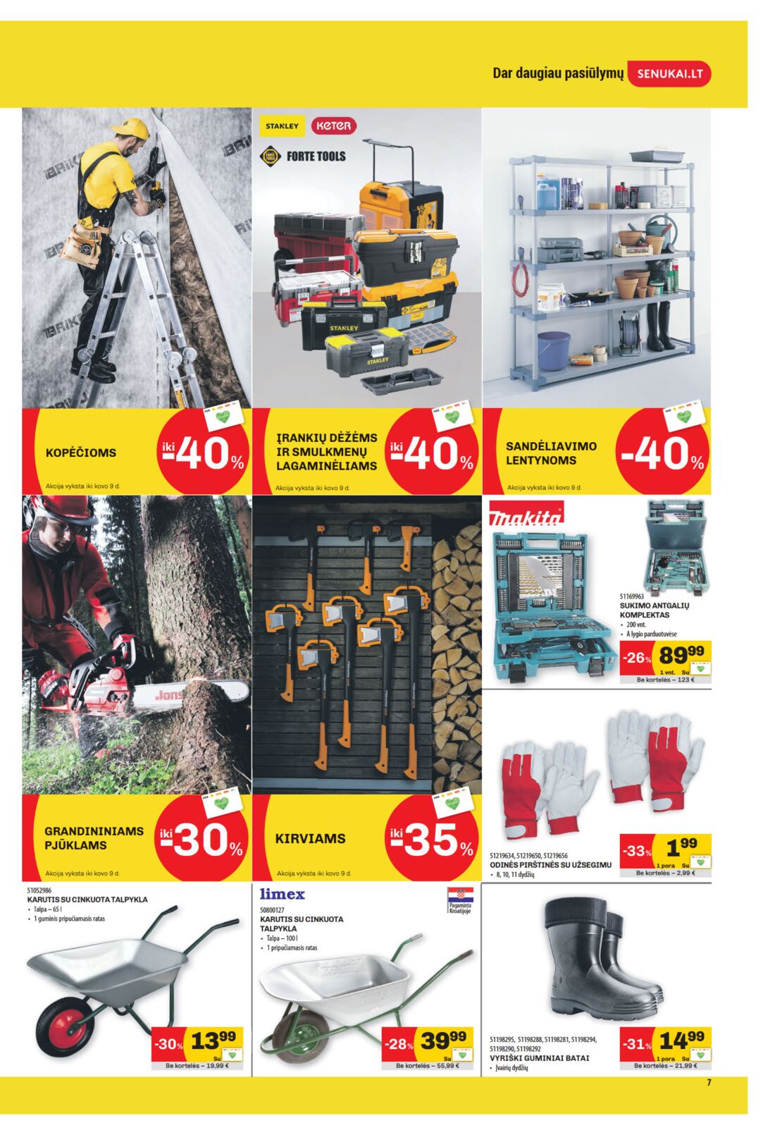Senukai reklaminis leidinys akcijos nuo 
  2020-02-20 iki 
  2020-03-09 | Leidinukas.lt puslapis 7