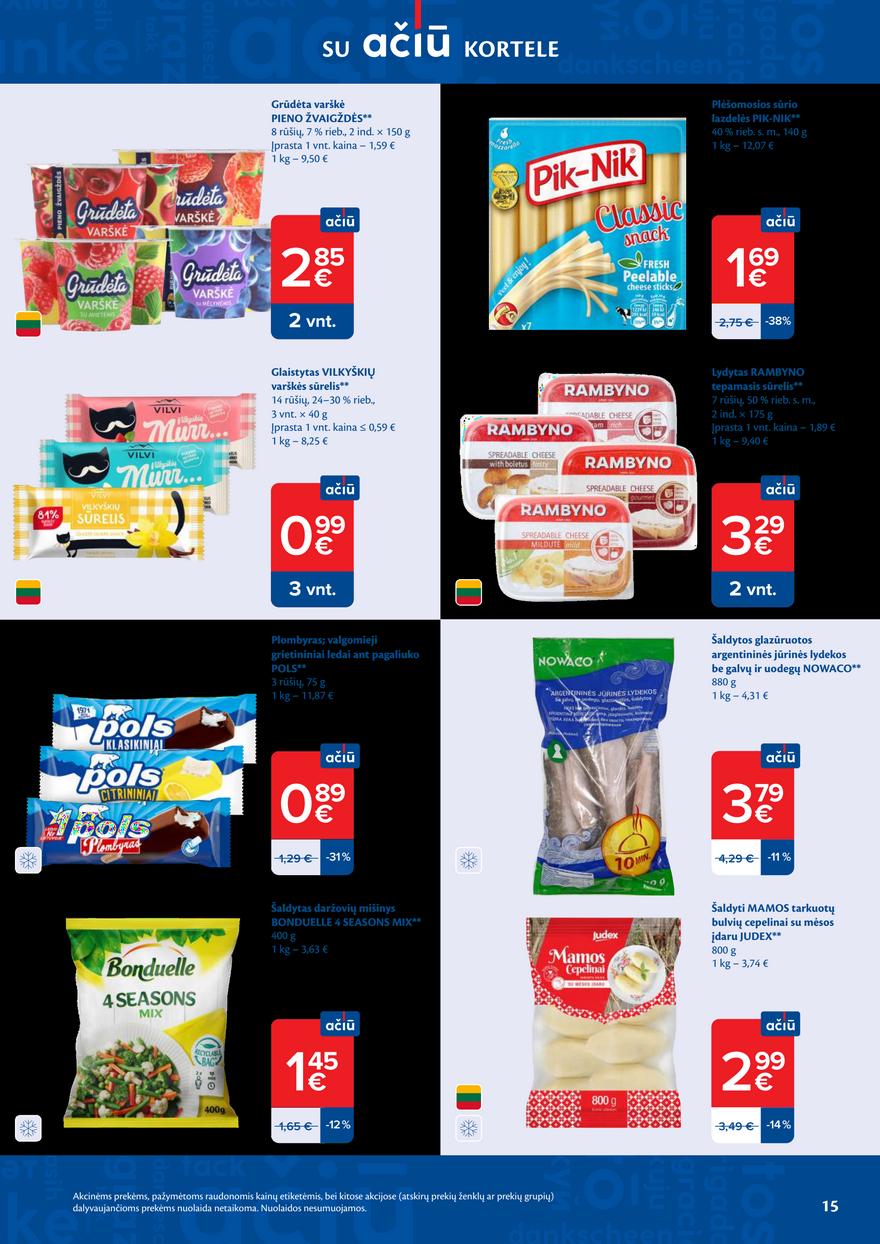 Maxima leidinys akcijos nuo 
  2026-03-24 iki 
  2026-03-30 | Leidinukas.lt puslapis 15