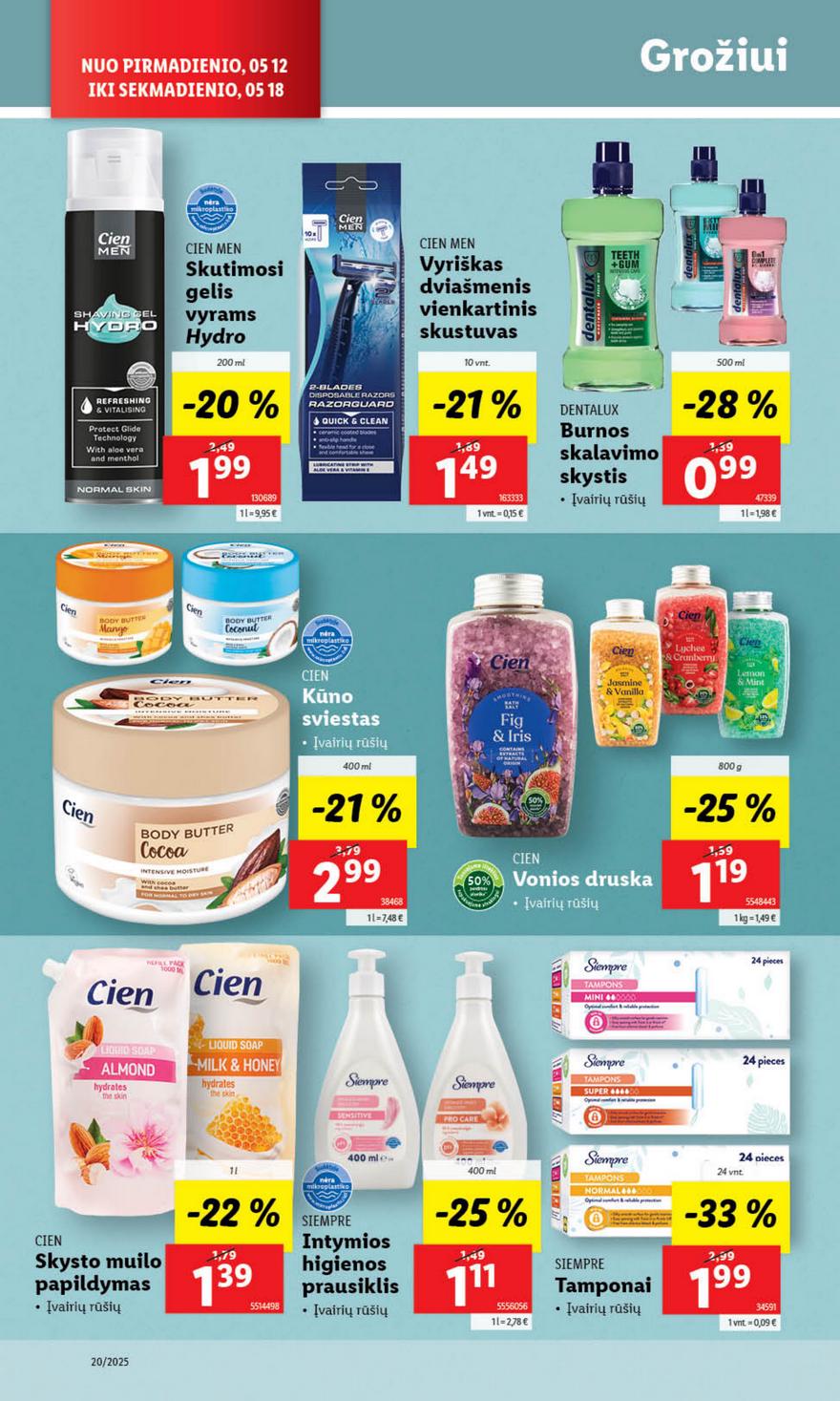 Lidl leidinys naujas akcijos nuo 
  2025-05-12 iki 
  2025-05-18 | Leidinukas.lt puslapis 30