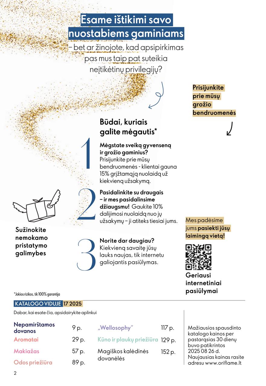 Oriflame katalogas akcijos nuo 
  2025-12-10 iki 
  2025-12-30 | Leidinukas.lt puslapis 2