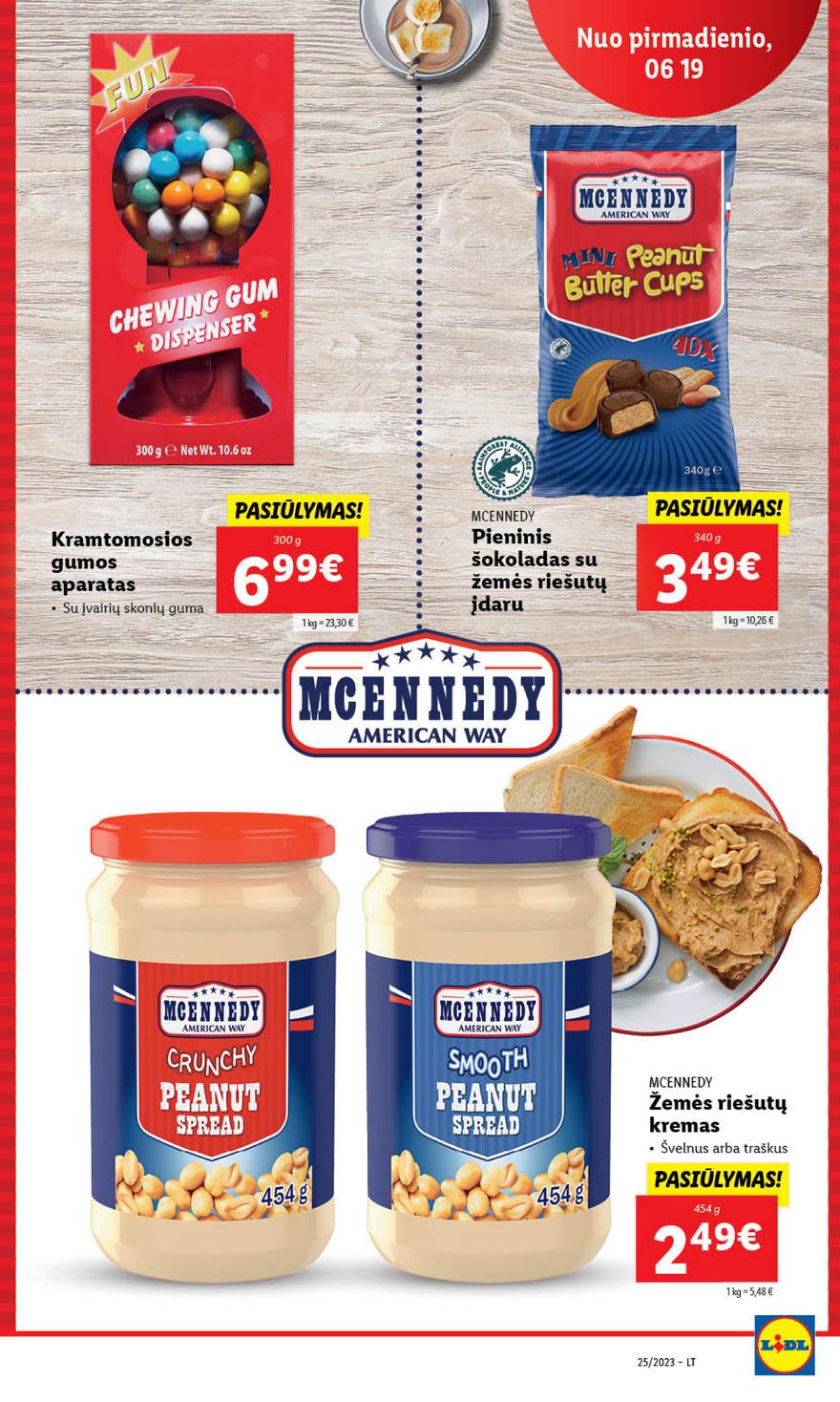 Lidl pasiūlymai akcijos nuo 
  2023-06-19 iki 
  2023-06-25 | Leidinukas.lt puslapis 36
