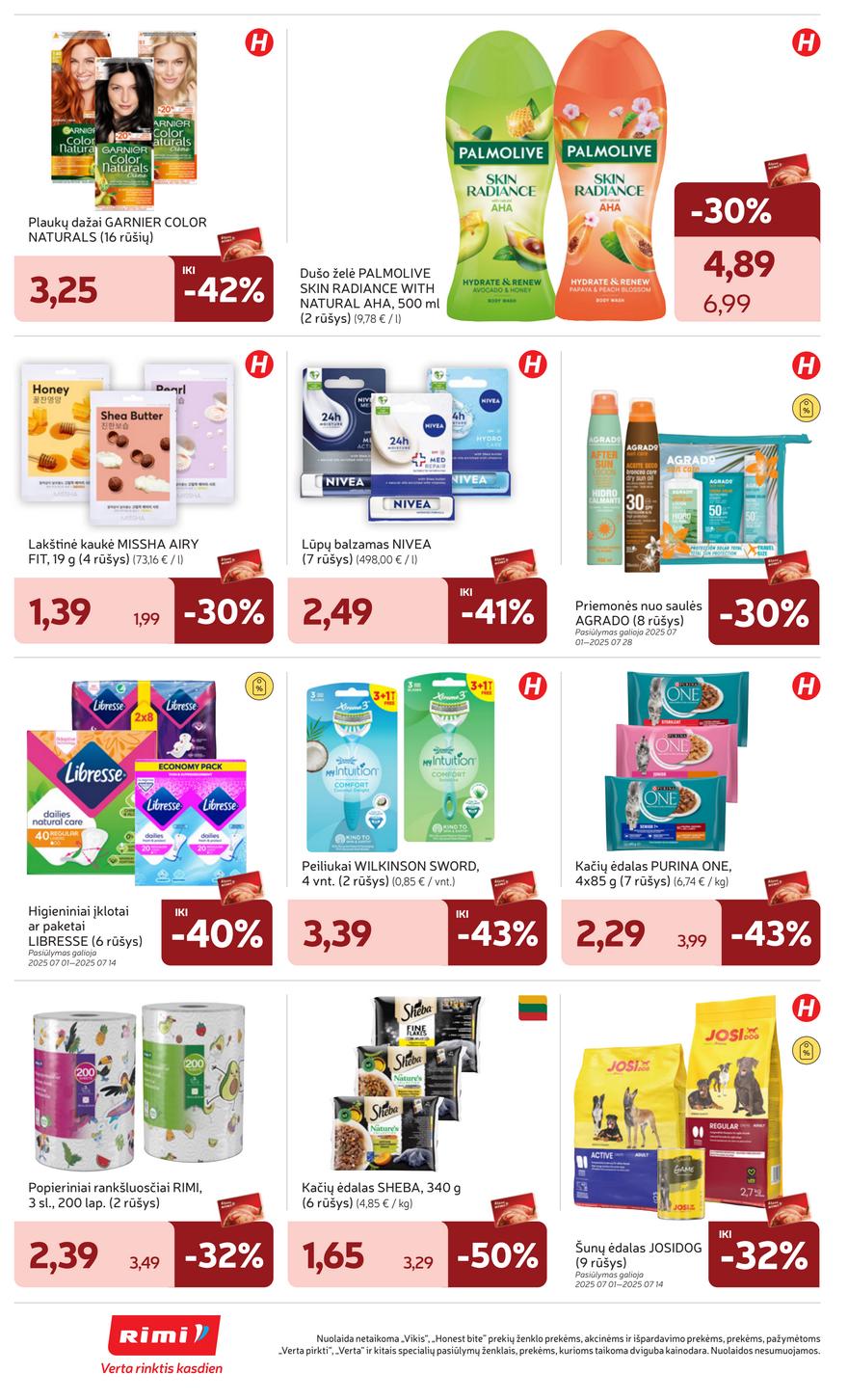 Rimi savaitinis leidinys  akcijos nuo 
  2025-07-08 iki 
  2025-07-14 | Leidinukas.lt puslapis 28