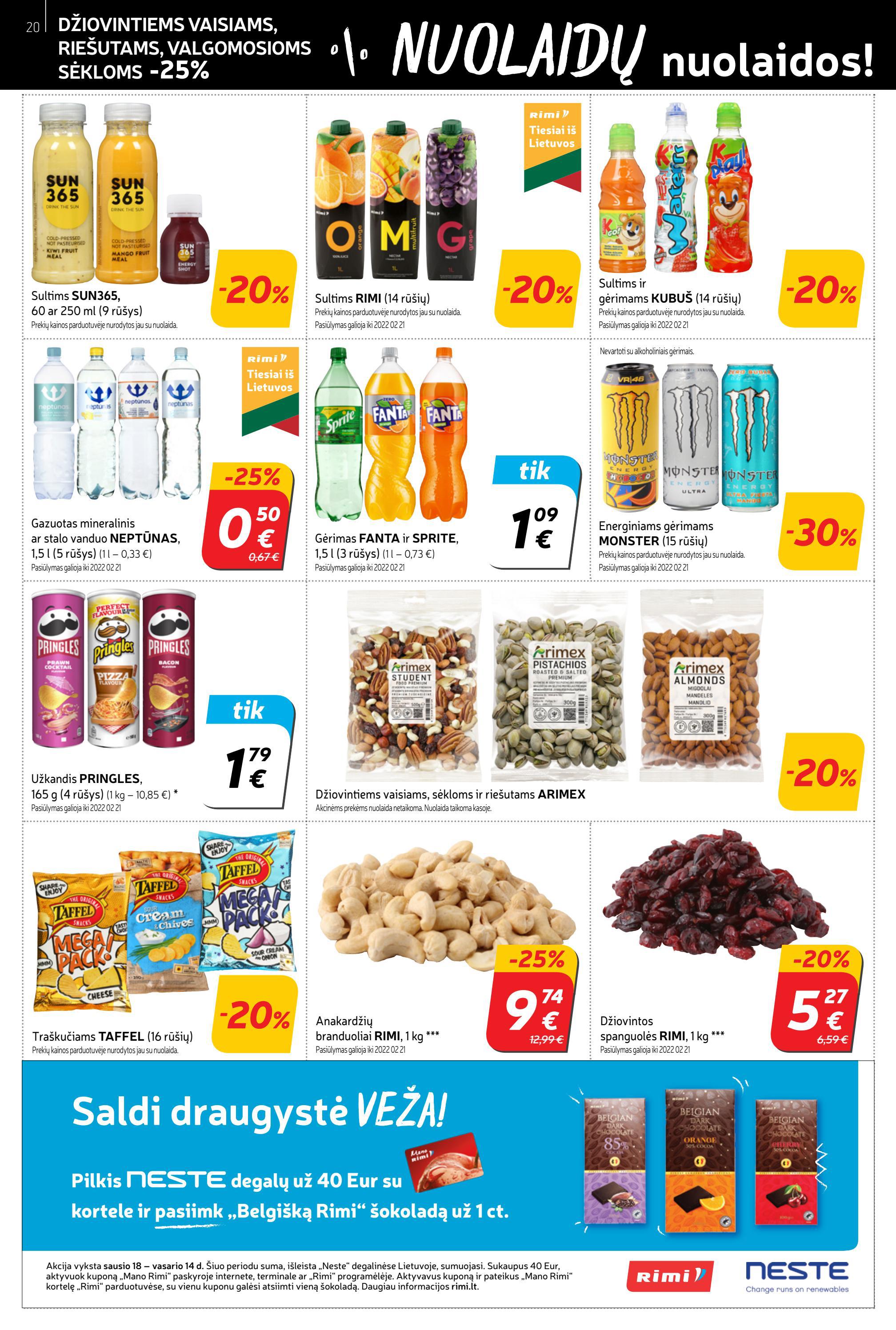 Rimi savaitinis leidinys akcijos nuo 
  2022-02-08 iki 
  2022-02-14 | Leidinukas.lt puslapis 20