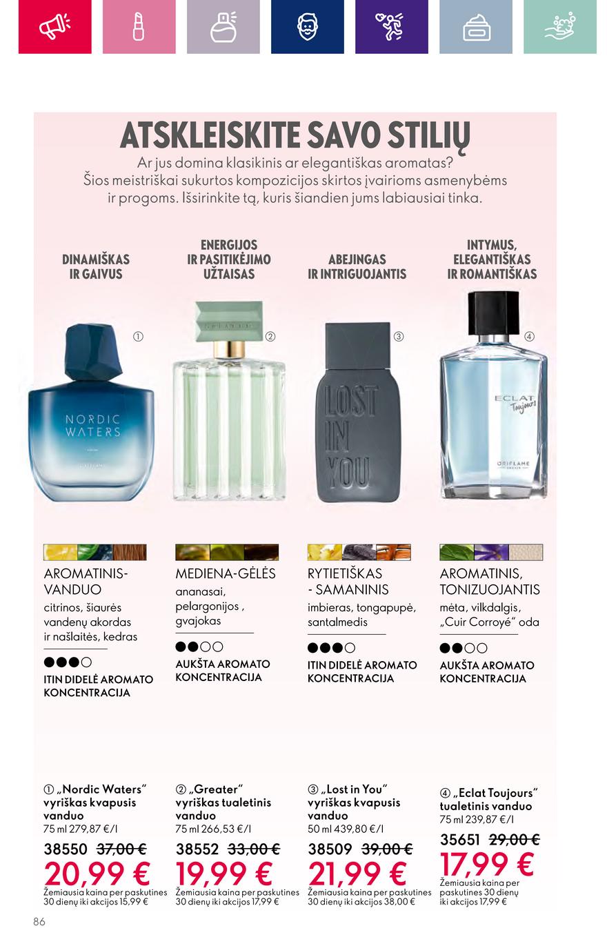 Oriflame katalogas akcijos nuo 
  2023-10-04 iki 
  2023-11-01 | Leidinukas.lt puslapis 86