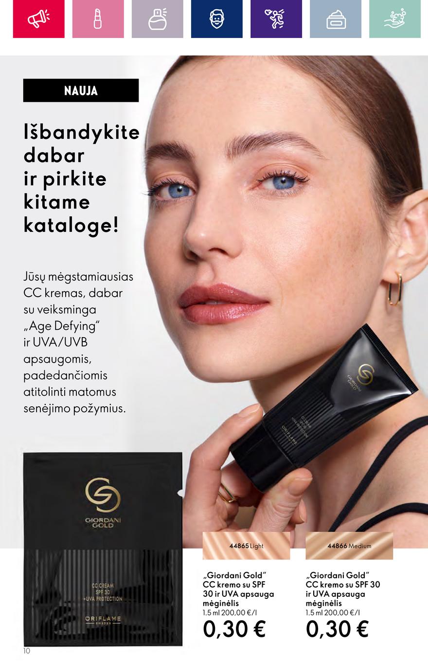 Oriflame katalogas akcijos nuo 
  2023-09-13 iki 
  2023-10-03 | Leidinukas.lt puslapis 10