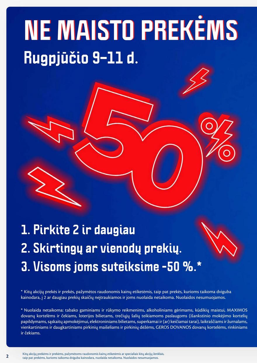 Maxima leidinys akcijos nuo 
  2024-08-06 iki 
  2024-08-12 | Leidinukas.lt puslapis 2