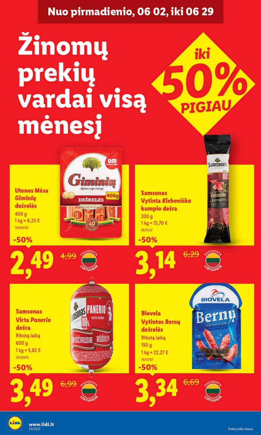 Lidl savaitinis leidinys akcijos nuo 
  2025-06-02 iki 
  2025-06-08 | Leidinukas.lt puslapis 32