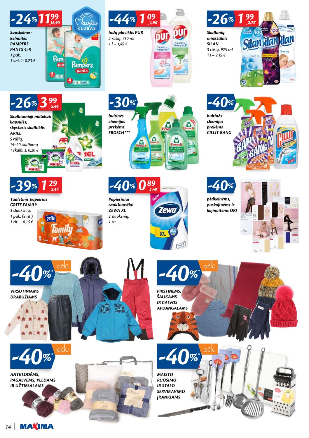 Maxima kaininis leidinys akcijos nuo 
  2019-11-12 iki 
  2019-11-18 | Leidinukas.lt puslapis 14