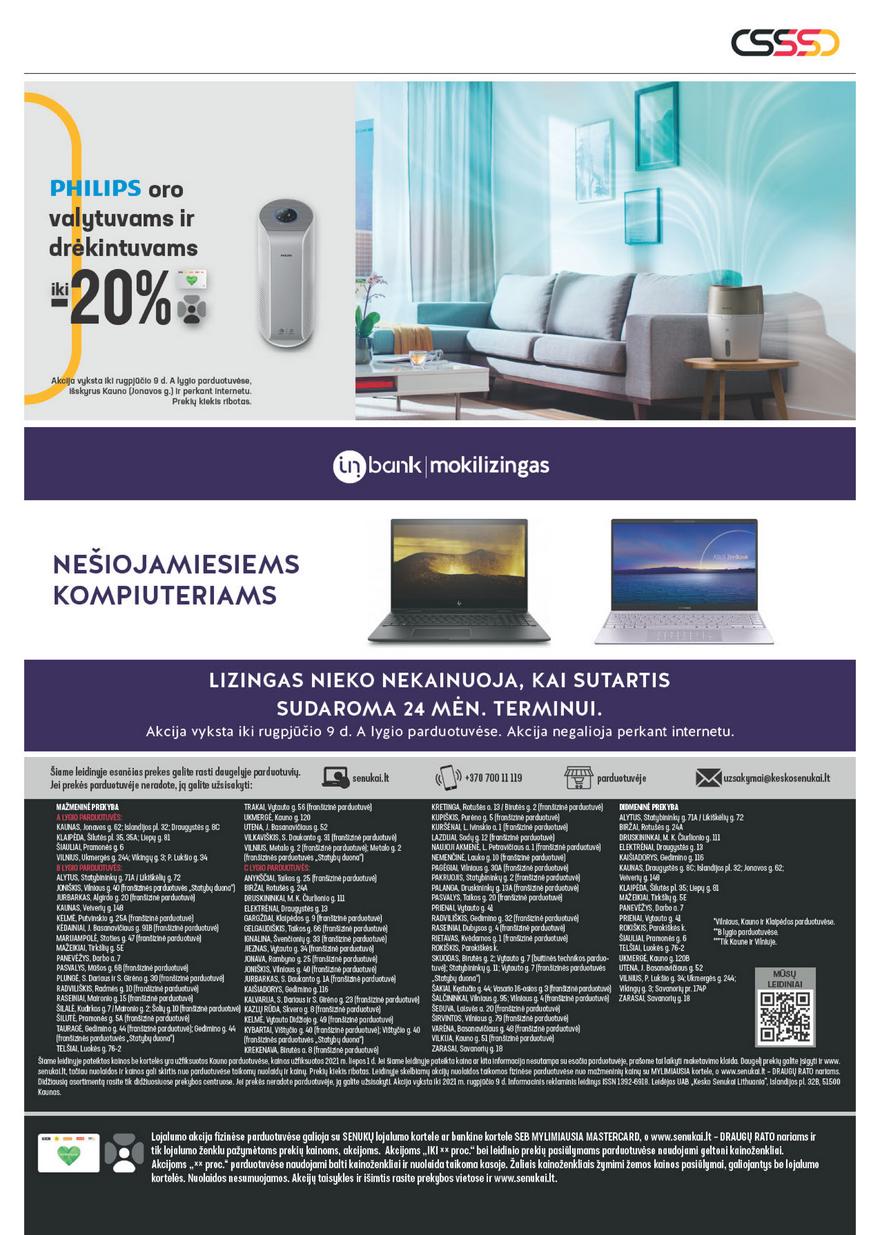 Senukai leidinys akcijos nuo 
  2021-07-01 iki 
  2021-08-09 | Leidinukas.lt puslapis 35