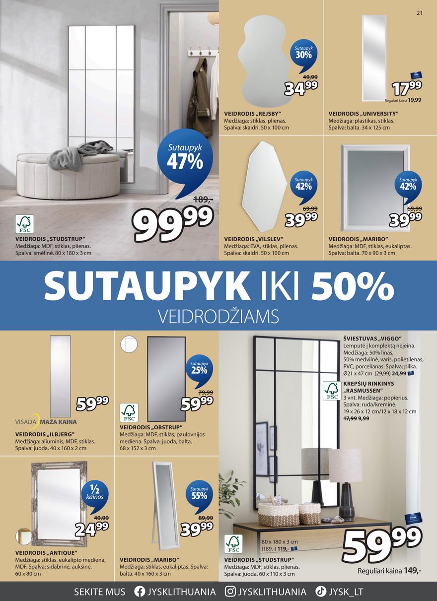 Jysk leidinys akcijos nuo 
  2025-09-23 iki 
  2025-09-29 | Leidinukas.lt puslapis 21
