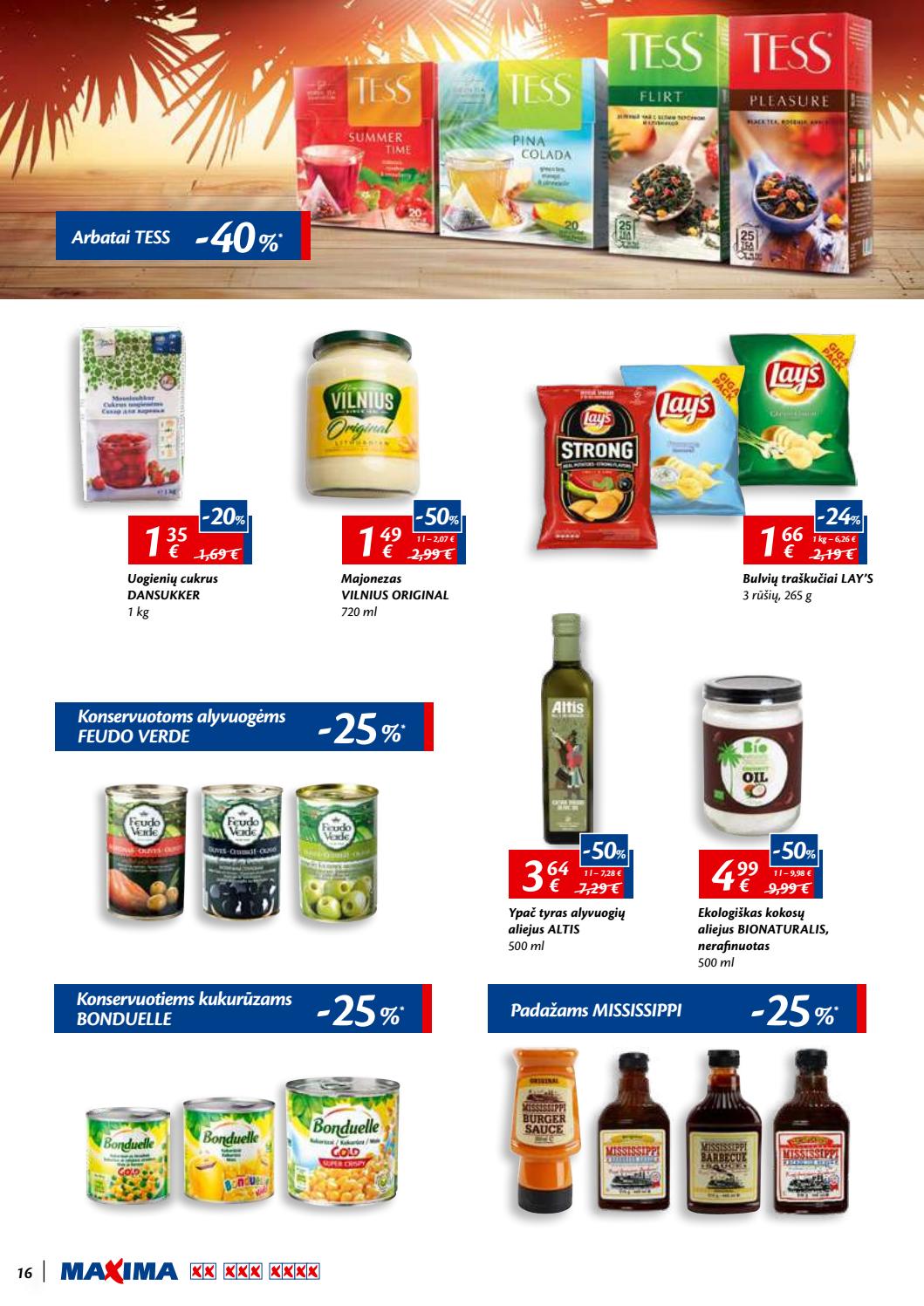 Maxima kaininis leidinys akcijos nuo 
  2019-08-15 iki 
  2019-08-28 | Leidinukas.lt puslapis 16