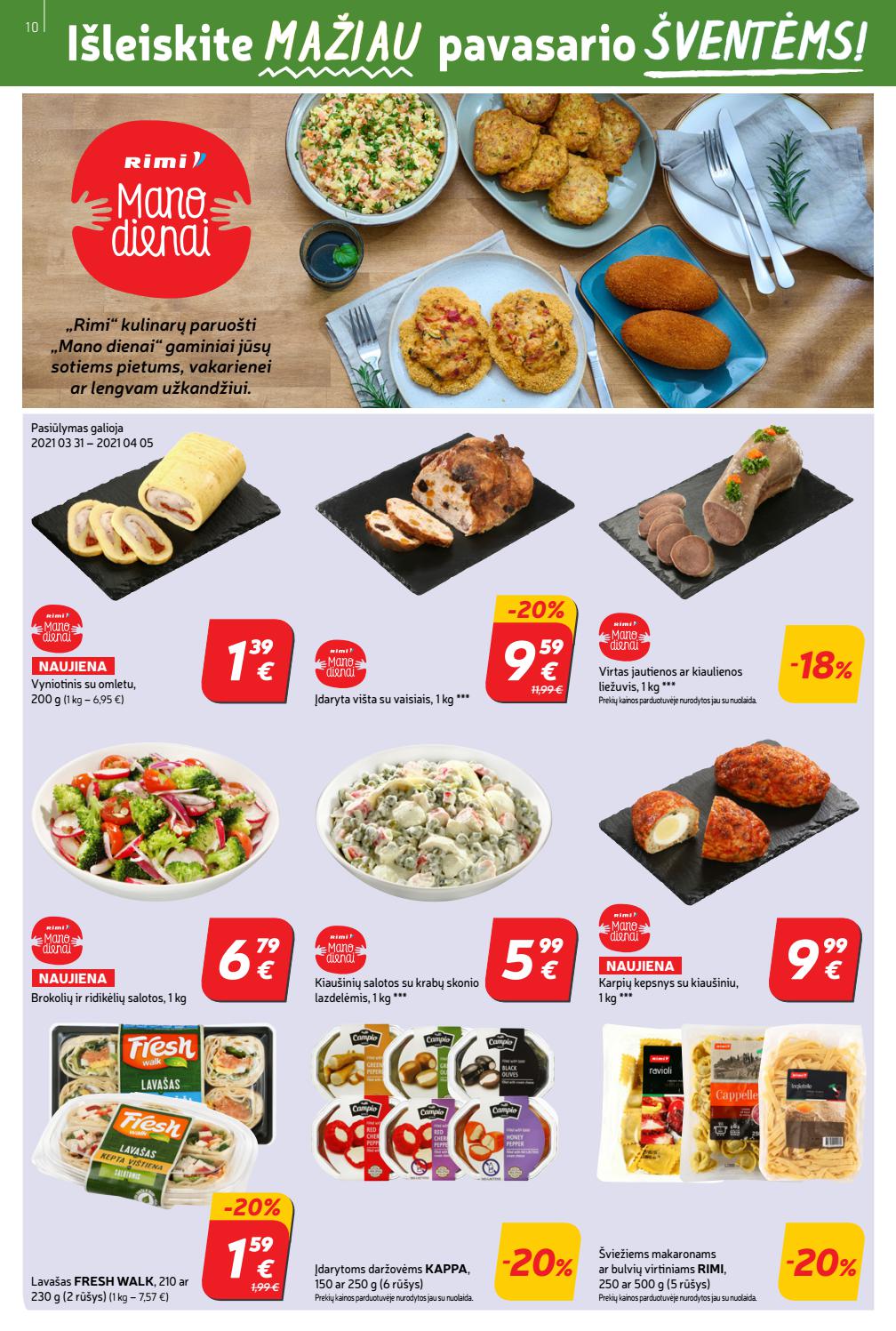 Rimi savaitinis leidinys akcijos nuo 
  2021-03-30 iki 
  2021-04-05 | Leidinukas.lt puslapis 10
