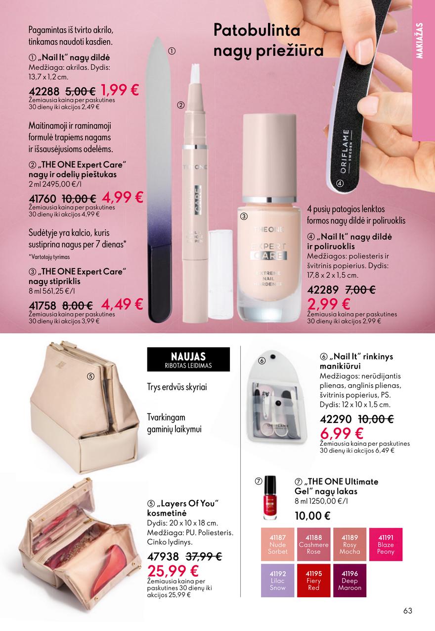 Oriflame katalogas akcijos nuo 
  2025-09-14 iki 
  2025-10-07 | Leidinukas.lt puslapis 63