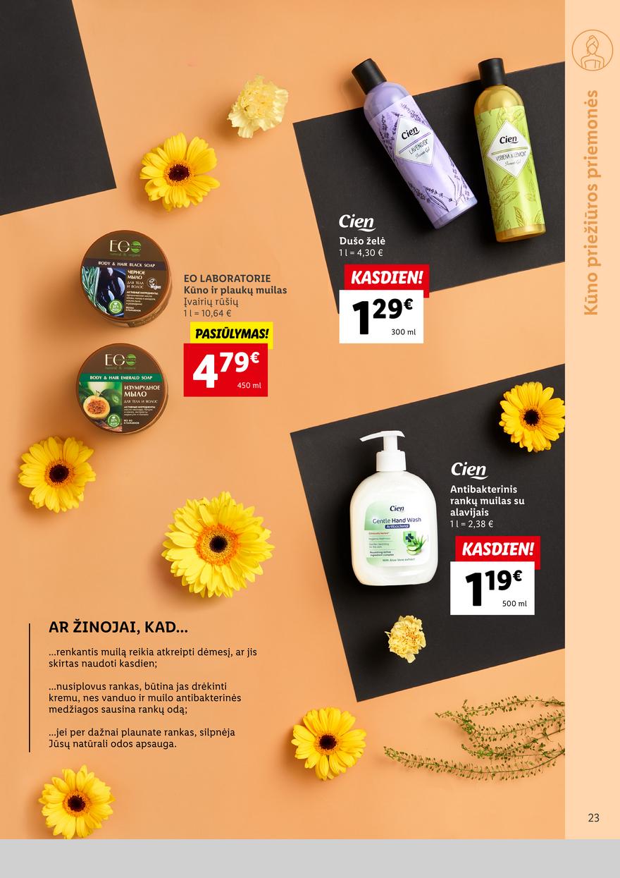 Lidl pasiūlymai akcijos nuo 
  2021-10-11 iki 
  2021-10-24 | Leidinukas.lt puslapis 23