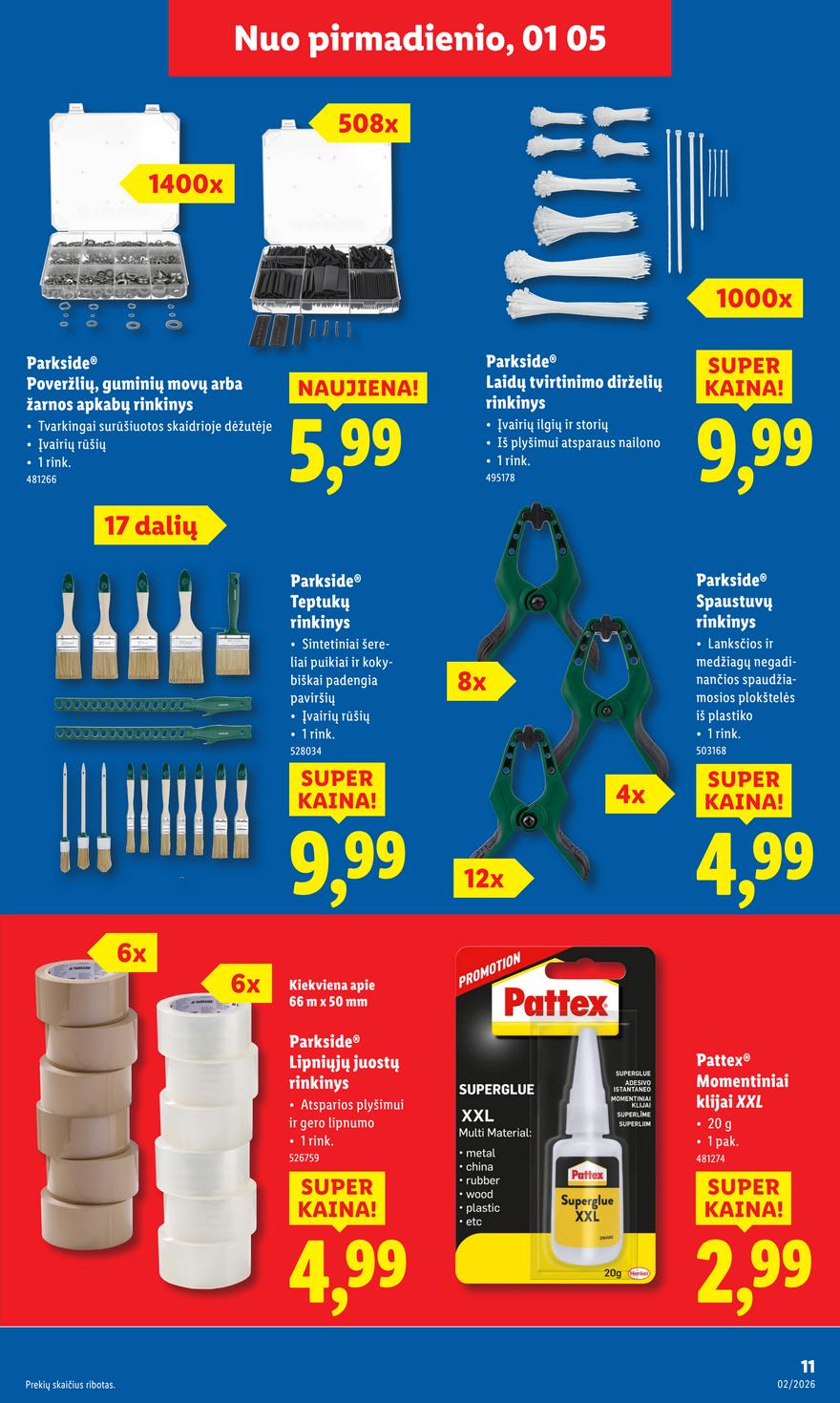 Lidl leidinys akcijos nuo 
  2026-01-05 iki 
  2026-01-11 | Leidinukas.lt puslapis 11