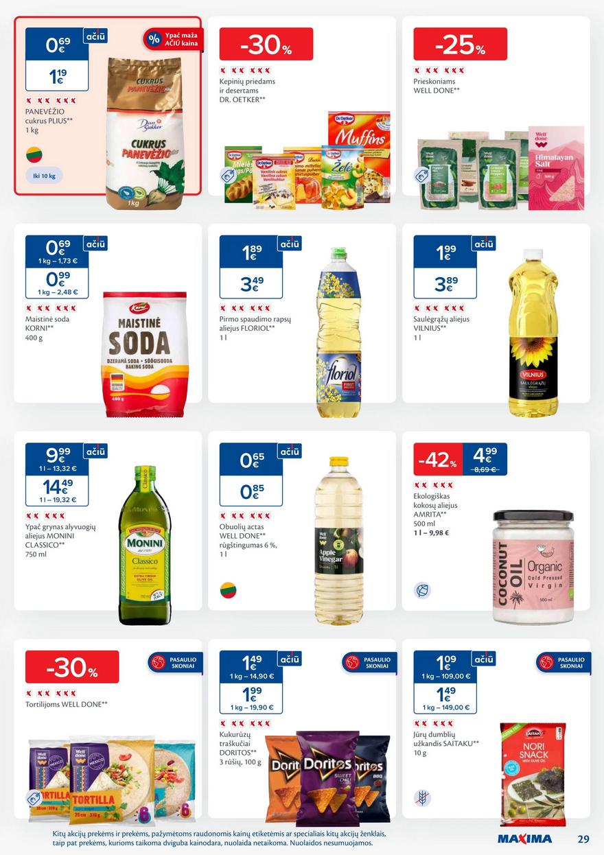 Maxima savaitinis leidinys 31 akcijos nuo 
  2025-07-29 iki 
  2025-08-04 | Leidinukas.lt puslapis 29
