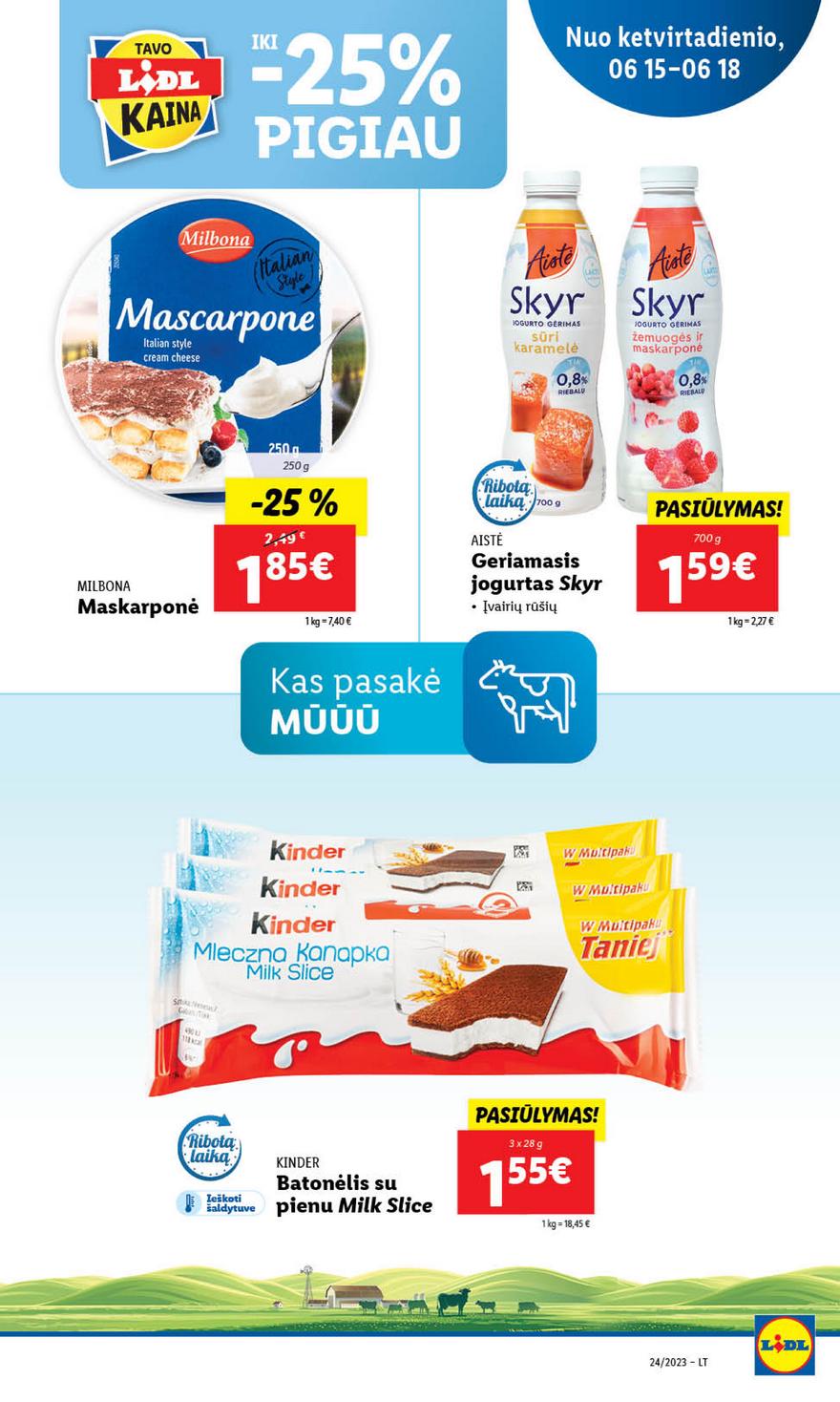 Lidl pasiūlymai akcijos nuo 
  2023-06-12 iki 
  2023-06-18 | Leidinukas.lt puslapis 74