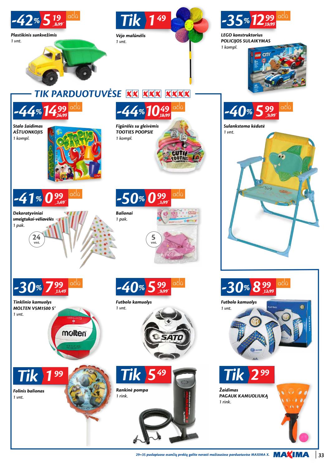 Maxima kaininis leidinys akcijos nuo 
  2020-05-19 iki 
  2020-05-25 | Leidinukas.lt puslapis 33