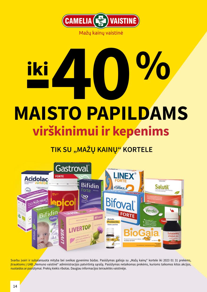 Camelia leidinys akcijos nuo 
  2023-01-02 iki 
  2023-01-31 | Leidinukas.lt puslapis 14
