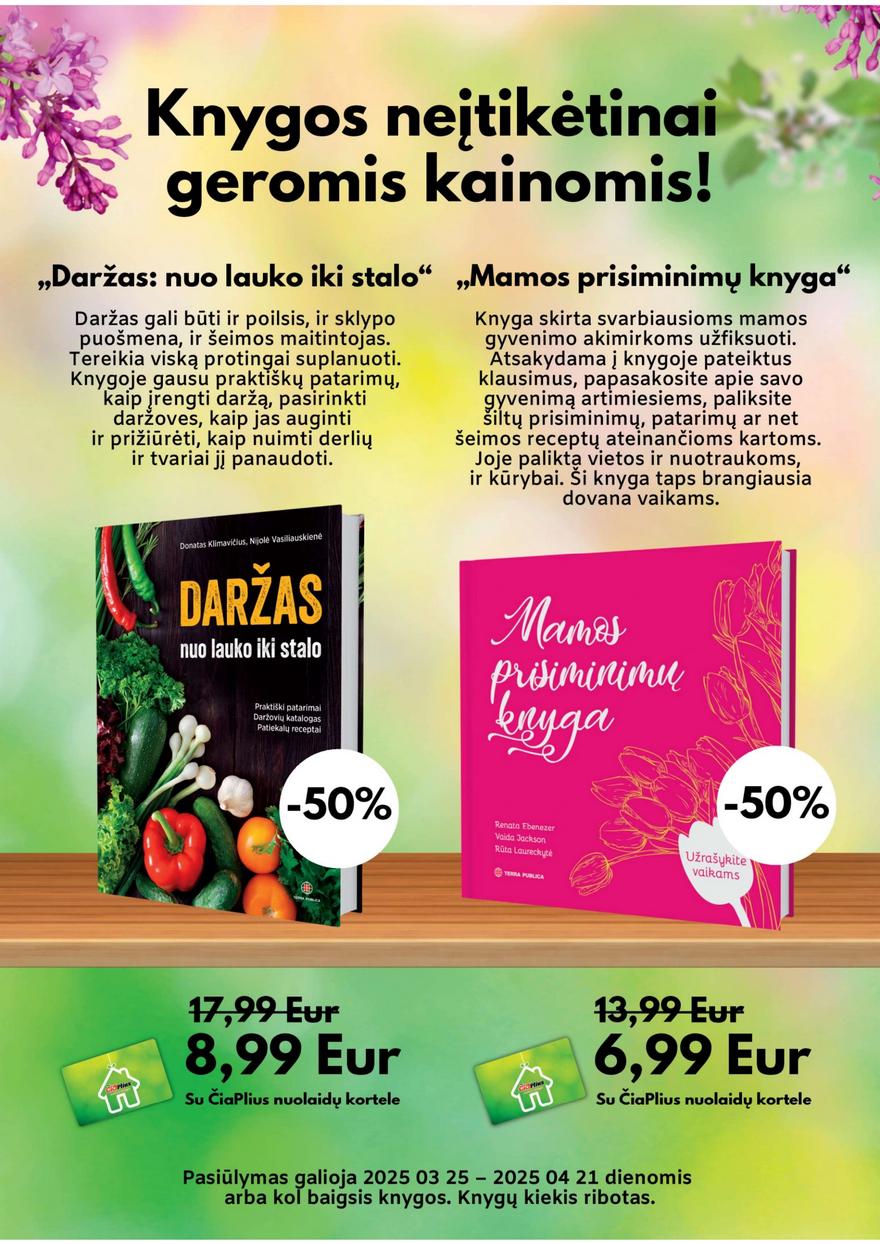 Čia leidinys akcijos nuo 
  2025-03-25 iki 
  2025-04-07 | Leidinukas.lt puslapis 16