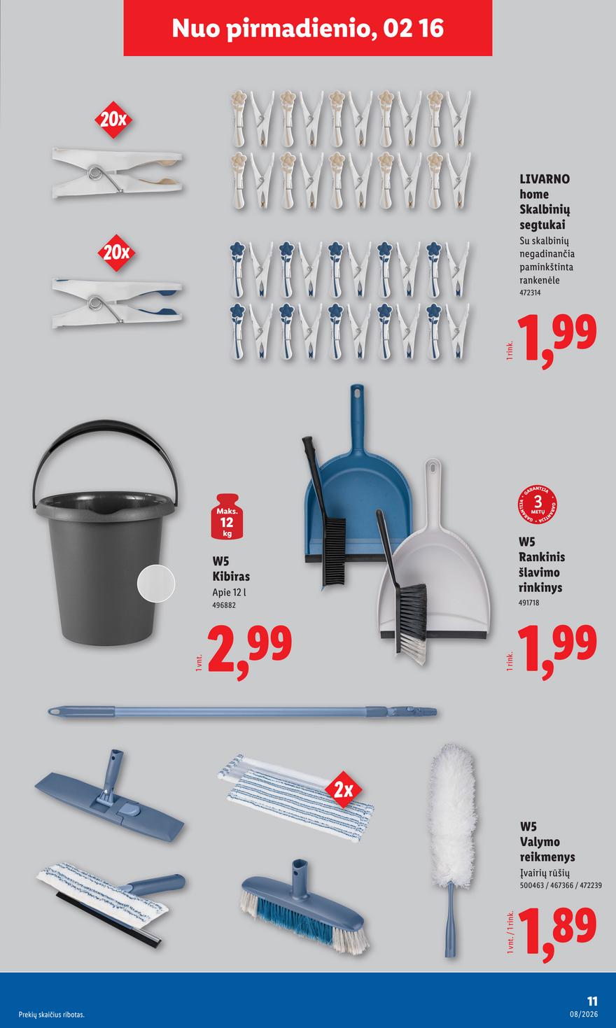 Lidl leidinys naujas akcijos nuo 
  2026-02-16 iki 
  2026-02-22 | Leidinukas.lt puslapis 11